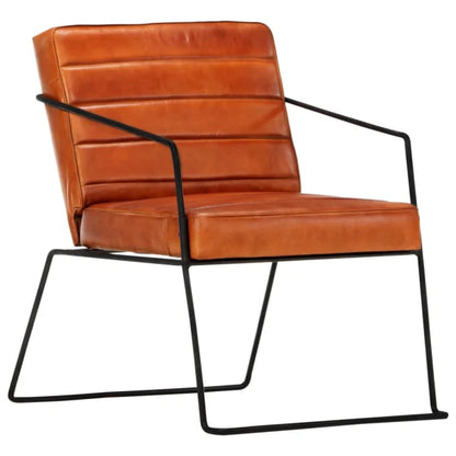 Fauteuil - Cuir Marron