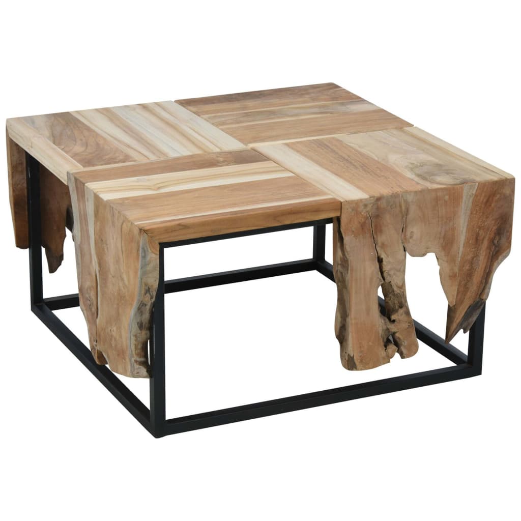 Table Basse - Cube Teck