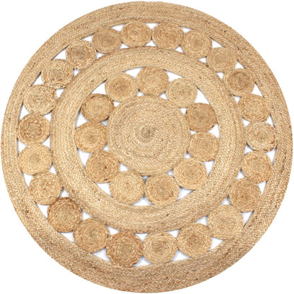 Tapis Rond - Jute Naturel Conception