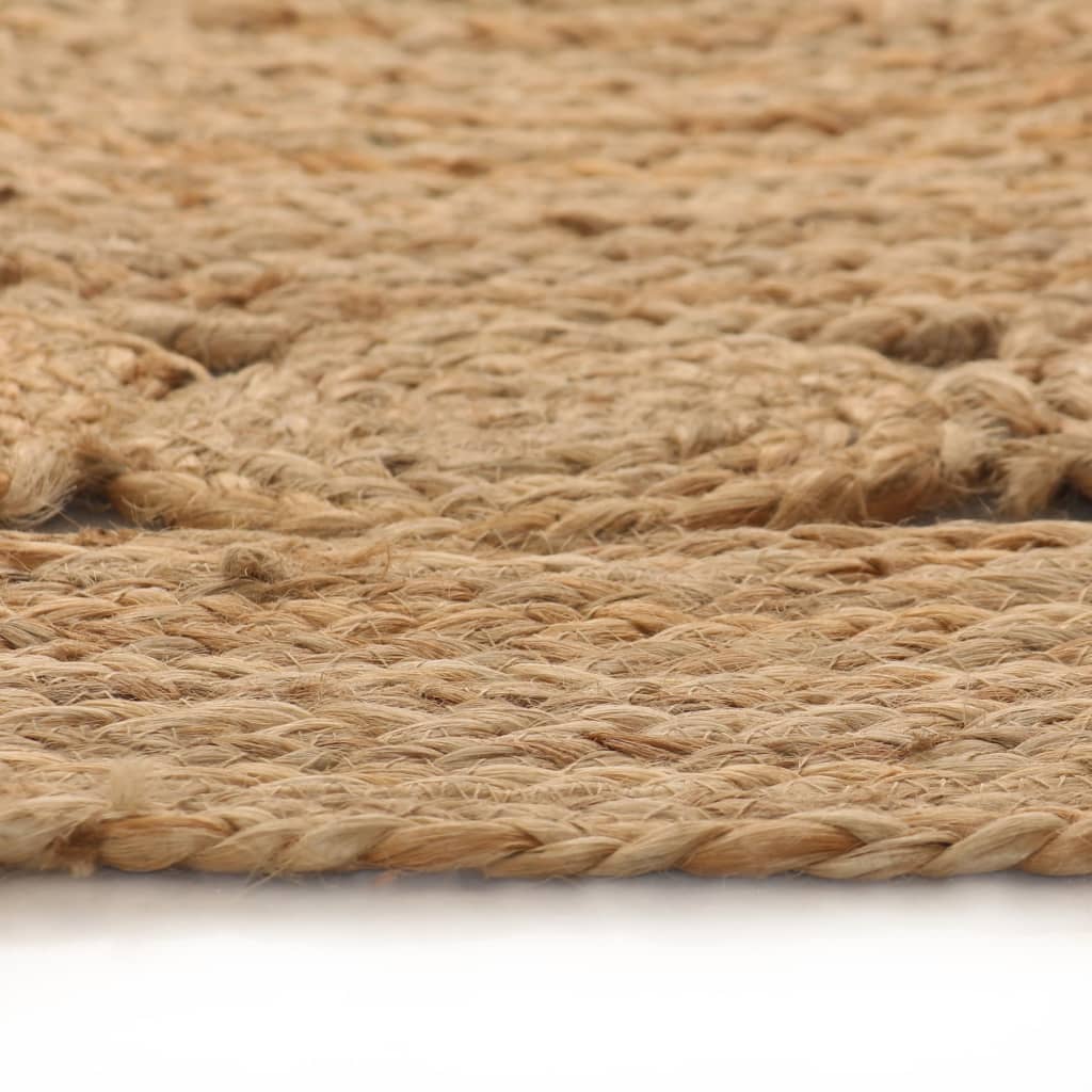 Tapis Rond - Jute Naturel Conception