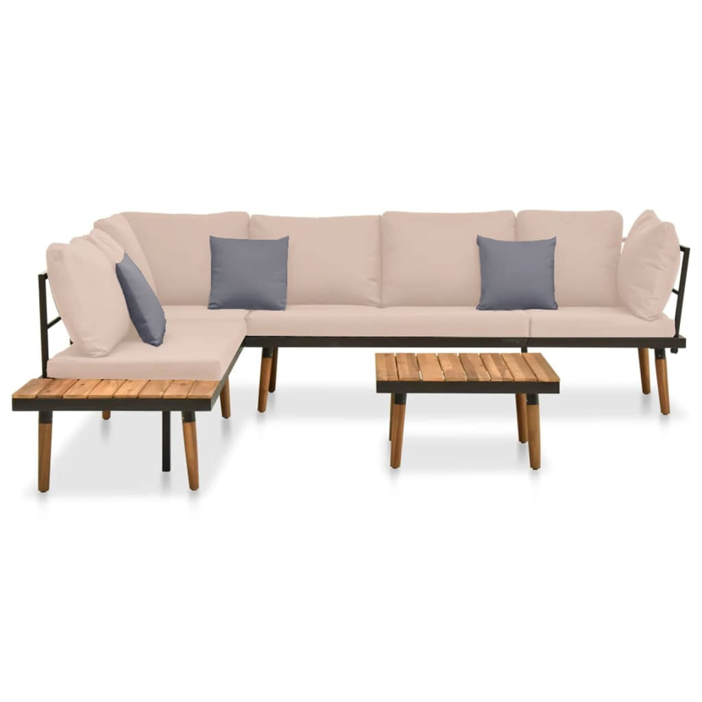 Salon de Jardin - Cappuccino Sofa Acacia