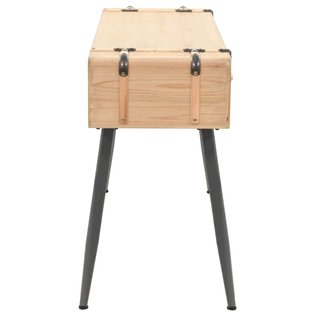 Console Coffre - Bois Massif