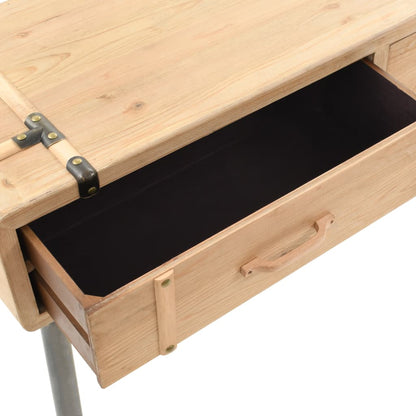 Console Coffre - Bois Massif